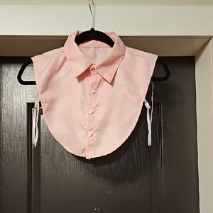 Pink Detachable Faux Collar Insert